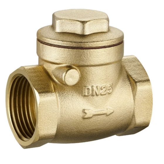 Brass swing check valve