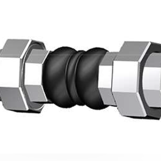 Rubber flexible joint -Screw type